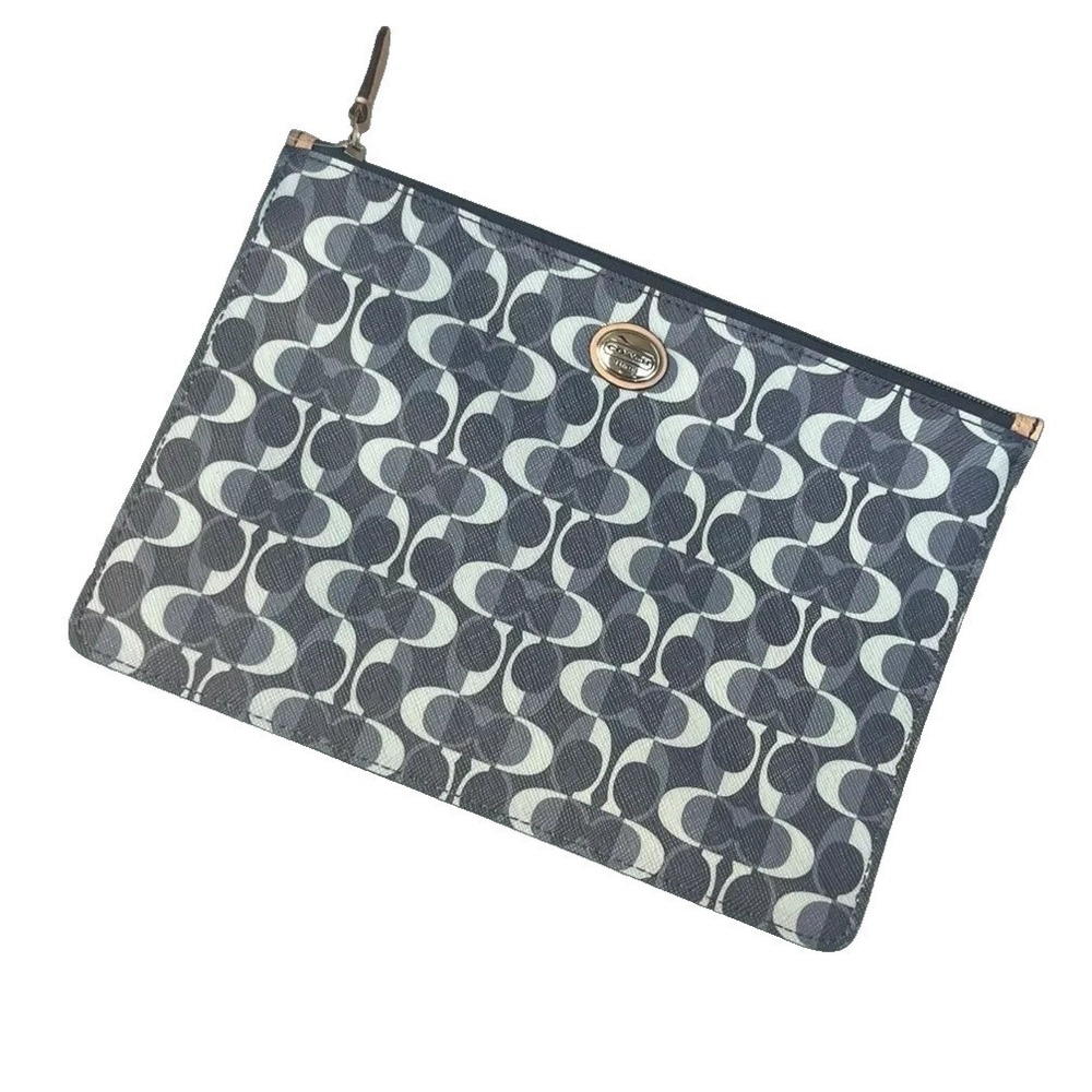 COACH Peyton Dream C Grey Large Tech Pouch for Tablet/iPad -  NWOT $118